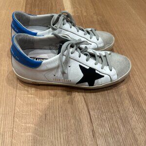 Authentic Golden Goose Leather Low Top Sneakers Sz Italy 38/US 8